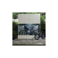 Abri à Vélos En Métal 1750L Anthracite 1,74m² + Kit D'ancrage TRIMETALS -Jardin Extérieur abri a velos en metal 1750l anthracite 174m trimetals 2