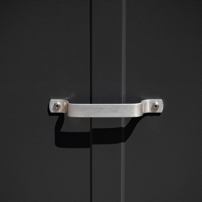 Abri à Vélos En Métal Sesame 1500L Anthracite 1,41m² TRIMETALS 8 Abri à Vélos En Métal Sesame 1500L Anthracite 1,41m² TRIMETALS – Image 6