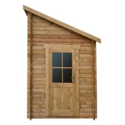 Abri Adossé 5,96m² PLUS Madriers 28mm Traités Marron Gardy Shelter -Jardin Extérieur abri adosse 596m plus madriers 28mm traites marron gardy shelter 4