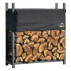 Abri Bûches En Acier Et Polyester 300D Capacité 1m³ Noir - ShelterLogic 2 Abri Bûches En Acier Et Polyester 300D Capacité 1m³ Noir - ShelterLogic -Jardin Extérieur abri buches en acier et polyester 300d capacite 1m noir shelterlogic