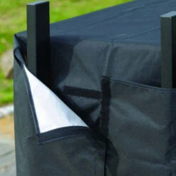 Abri Bûches En Acier Et Polyester 300D Capacité 1m³ Noir - ShelterLogic -Jardin Extérieur abri buches en acier et polyester 300d capacite 1m noir shelterlogic 3