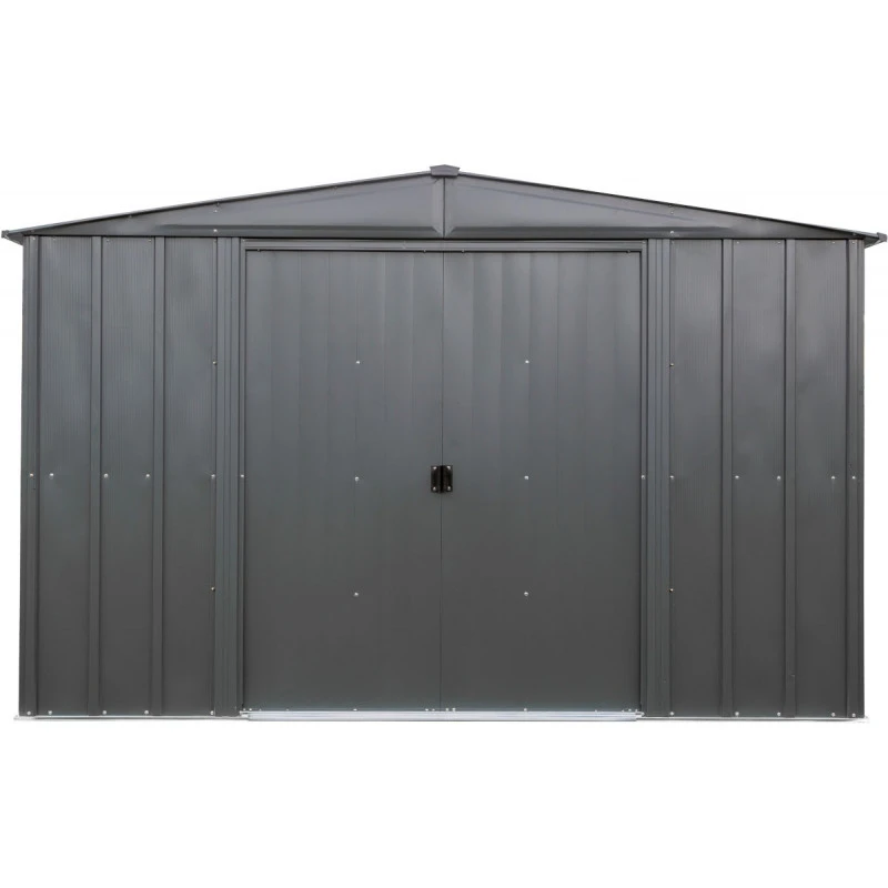 Abri De Jardin 10,7m² Toit Double Pente En Acier Galvanisé Anthracite Spacemaker 4 Abri De Jardin 10,7m² Toit Double Pente En Acier Galvanisé Anthracite Spacemaker – Image 2