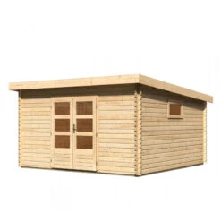 Abri De Jardin 14,97m² En Bois Massif 40mm Trittau 6 – Karibu -Jardin Extérieur abri de jardin 1497m en bois massif 40mm trittau 6 woodfeeling 3