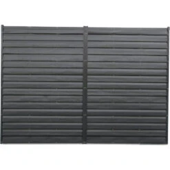 Abri De Jardin 3,5m² Adossé En Acier Galvanisé Anthracite Spacemaker -Jardin Extérieur abri de jardin 35m adosse en acier galvanise anthracite spacemaker 5