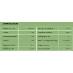 Abri De Jardin 4,31m² Skur 4 + Plancher Traité Peint Gris Baltic -Jardin Extérieur abri de jardin 431m skur 4 plancher traite peint gris baltic 5