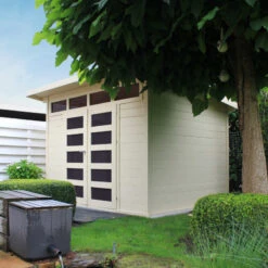 Abri De Jardin 7,2m² Verona En Bois Massif 28mm SOLID