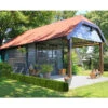 Abri De Jardin 8,88m² Cork En Bois Massif 28mm Avec Terrasse Couverte + Shingles - SOLID 2 Abri De Jardin 8,88m² Cork En Bois Massif 28mm Avec Terrasse Couverte + Shingles - SOLID -Jardin Extérieur abri de jardin 888m cork en bois massif 28mm avec terrasse couverte shingles solid