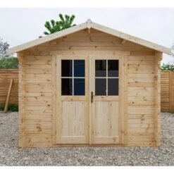 Abri De Jardin 9m² PLUS En Bois 40mm Brut Gardy Shelter 12 Abri De Jardin 9m² PLUS En Bois 40mm Brut Gardy Shelter -Jardin Extérieur abri de jardin 9m plus en bois 40mm brut gardy shelter 4