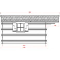 Abri De Jardin 19.98m² En Sapin Blanc FSC 40mm CHAMONIX IV + Shingles Rouges - SOLID 12 Abri De Jardin 19.98m² En Sapin Blanc FSC 40mm CHAMONIX IV + Shingles Rouges - SOLID -Jardin Extérieur abri de jardin avec avancee 1998m en sapin blanc fsc 40mm chamonix iv 4