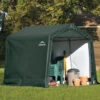 Abri De Jardin Démontable 5,76m² En Acier Et Polyéthylène Vert – Shelter Logic -Jardin Extérieur abri de jardin demontable 576m en acier et polyethylene vert shelter logic