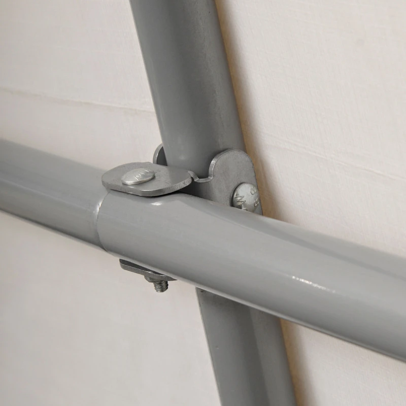 Abri De Jardin Démontable 9m² à Toit Arrondi En Acier Et Polyéthylène Gris – Shelter Logic 6 Abri De Jardin Démontable 9m² à Toit Arrondi En Acier Et Polyéthylène Gris – Shelter Logic – Image 4