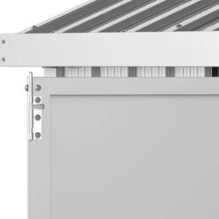 Abri De Jardin En Aluminium Gris Avec Puits De Lumière 7,27m² + Kit Fondation - DURAMAX -Jardin Extérieur abri de jardin en aluminium gris avec puits de lumiere 727m kit fondation duramax 4