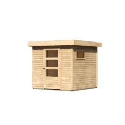 Abri De Jardin En Bois 4,62m² Freiburg 2 - Karibu -Jardin Extérieur abri de jardin en bois 462m freiburg 2 karibu 3