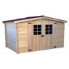 Abri De Jardin En Bois Brut 9,58m² Madriers 28mm - Habrita -Jardin Extérieur abri de jardin en bois brut 958m madriers 28mm habrita