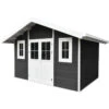 Abri De Jardin En Bois Composite 28mm Anthracite 10,71m² PREMIUM - Woodlife Garden