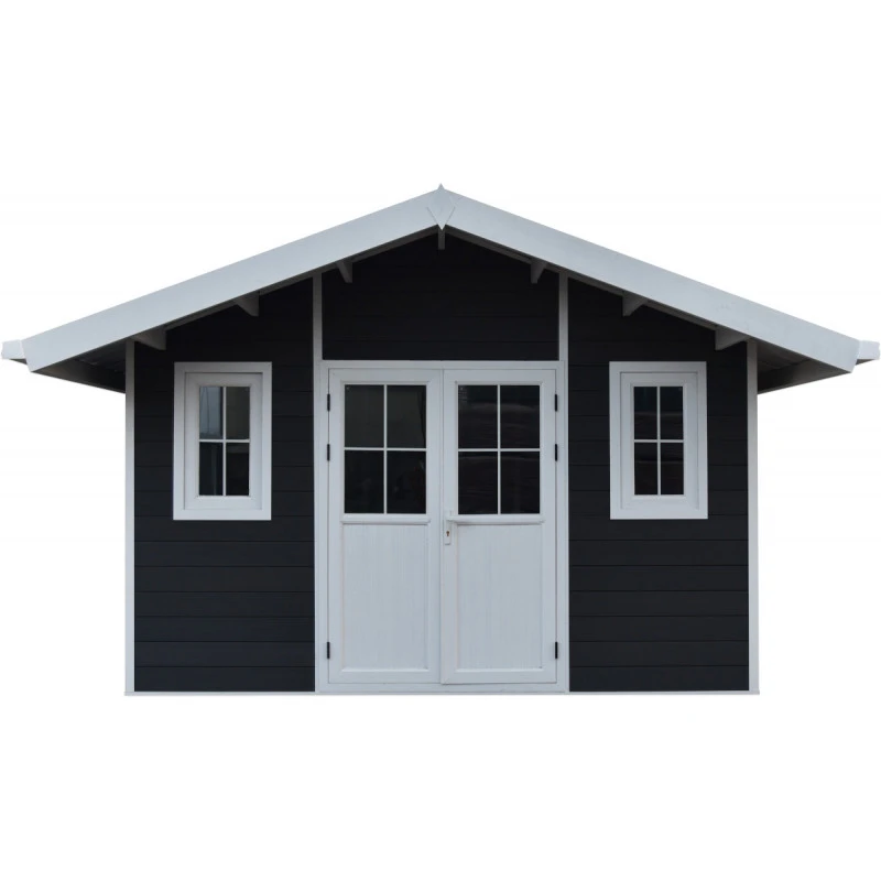 Abri De Jardin En Bois Composite 28mm Anthracite 14,75m² PREMIUM - Woodlife Garden 7 Abri De Jardin En Bois Composite 28mm Anthracite 14,75m² PREMIUM - Woodlife Garden – Image 5