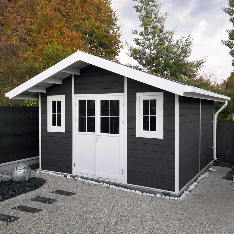 Abri De Jardin En Bois Composite 28mm Anthracite 14,75m² PREMIUM - Woodlife Garden 3 Abri De Jardin En Bois Composite 28mm Anthracite 14,75m² PREMIUM - Woodlife Garden