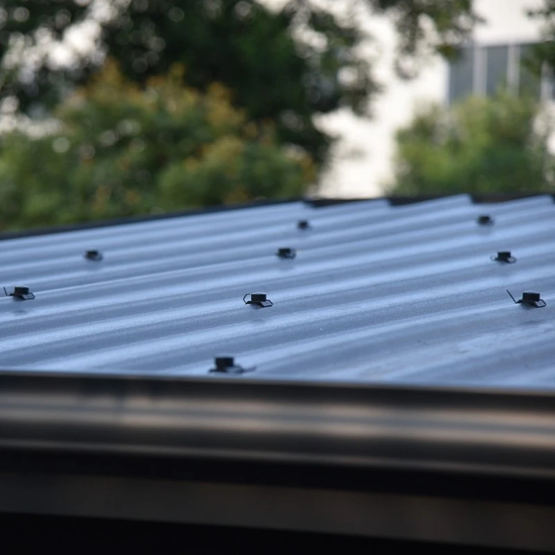 Abri De Jardin En Bois Composite 28mm Anthracite 14,90m² PREMIUM Toit Plat - Woodlife Garden 8 Abri De Jardin En Bois Composite 28mm Anthracite 14,90m² PREMIUM Toit Plat - Woodlife Garden – Image 6