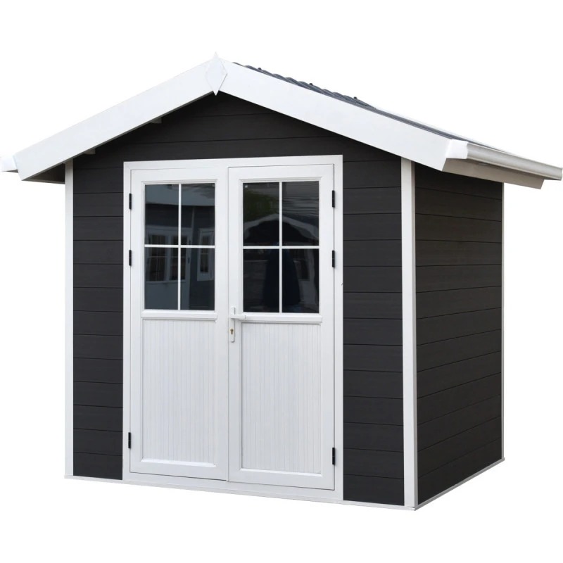 Abri De Jardin En Bois Composite 28mm Anthracite 4,77m² PREMIUM - Woodlife Garden 3 Abri De Jardin En Bois Composite 28mm Anthracite 4,77m² PREMIUM - Woodlife Garden