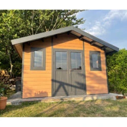 Abri De Jardin En Bois Composite 28mm Aspect Bois 10,71m² PREMIUM - Woodlife Garden -Jardin Extérieur abri de jardin en bois composite 28mm aspect bois 1071m premium woodlife garden 3