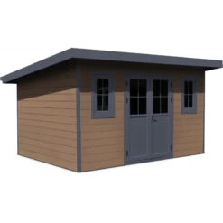 Abri De Jardin En Bois Composite 28mm Aspect Bois 12m² PREMIUM Toit Monopente - Woodlife Garden 10 Abri De Jardin En Bois Composite 28mm Aspect Bois 12m² PREMIUM Toit Monopente - Woodlife Garden -Jardin Extérieur abri de jardin en bois composite 28mm aspect bois 12m premium toit monopente woodlife garden 2