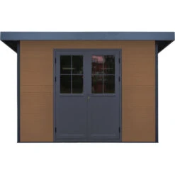 Abri De Jardin En Bois Composite 28mm Aspect Bois 4,41m² PREMIUM Toit Plat - Woodlife Garden 10 Abri De Jardin En Bois Composite 28mm Aspect Bois 4,41m² PREMIUM Toit Plat - Woodlife Garden -Jardin Extérieur abri de jardin en bois composite 28mm aspect bois 441m premium toit plat woodlife garden 2