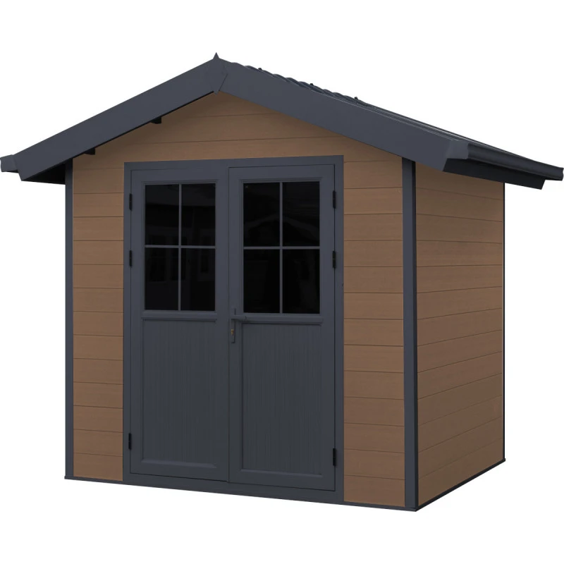 Abri De Jardin En Bois Composite 28mm Aspect Bois 4,77m² PREMIUM - Woodlife Garden 3 Abri De Jardin En Bois Composite 28mm Aspect Bois 4,77m² PREMIUM - Woodlife Garden