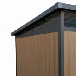 Abri De Jardin En Bois Composite 28mm Aspect Bois 5,28m² GORDON Skylight - Woodlife Garden -Jardin Extérieur abri de jardin en bois composite 28mm aspect bois 528m gordon skylight woodlife garden 4