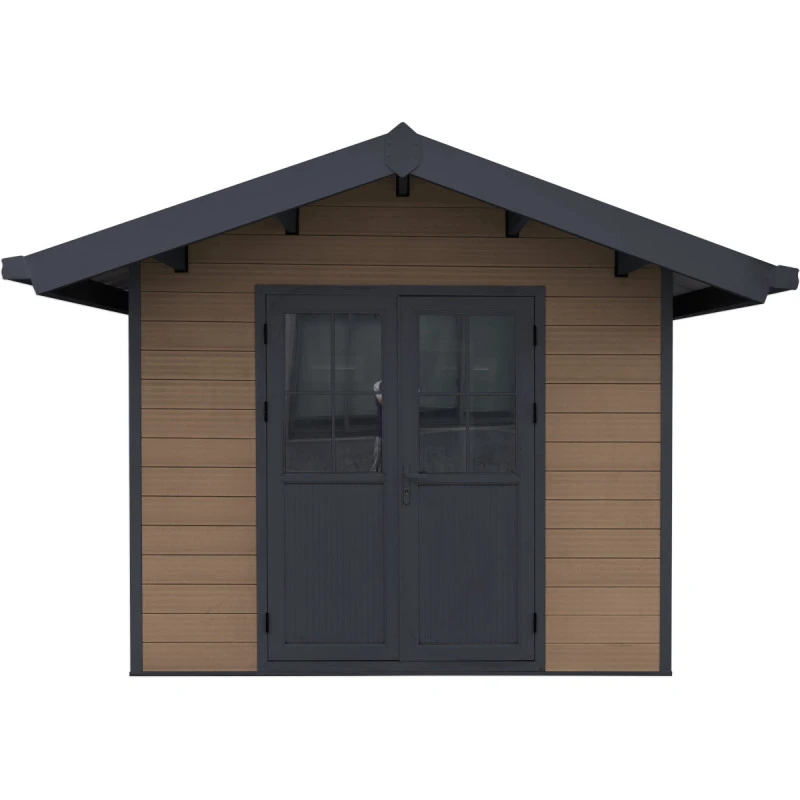 Abri De Jardin En Bois Composite 28mm Aspect Bois 7,78m² PREMIUM - Woodlife Garden 5 Abri De Jardin En Bois Composite 28mm Aspect Bois 7,78m² PREMIUM - Woodlife Garden – Image 3