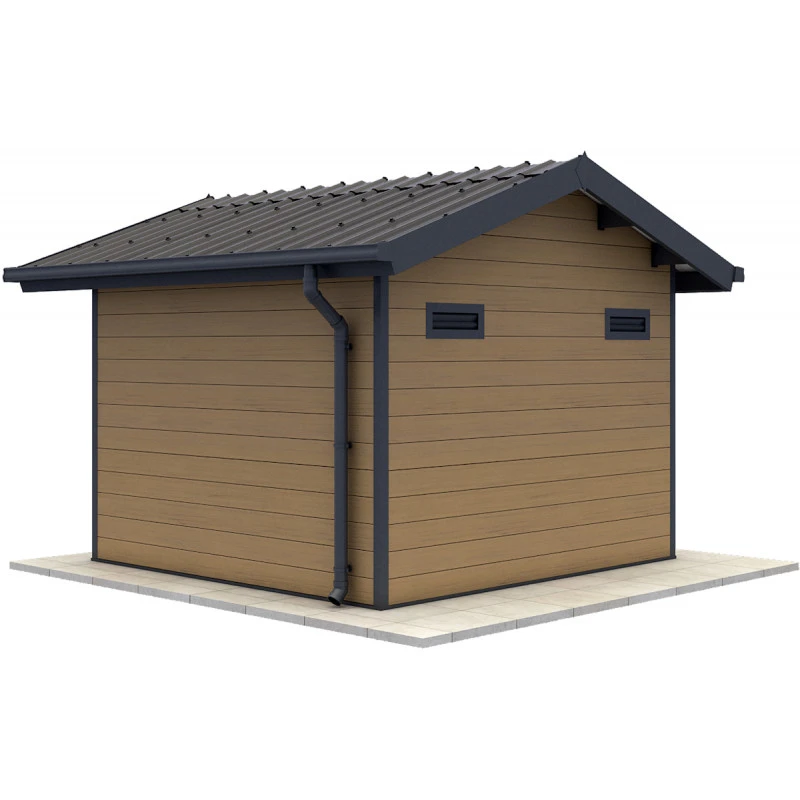 Abri De Jardin En Bois Composite 28mm Aspect Bois 7,78m² PREMIUM - Woodlife Garden 6 Abri De Jardin En Bois Composite 28mm Aspect Bois 7,78m² PREMIUM - Woodlife Garden – Image 4