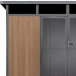 Abri De Jardin En Bois Composite 28mm Aspect Bois 8,09m² GORDON Skylight - Woodlife Garden -Jardin Extérieur abri de jardin en bois composite 28mm aspect bois 809m gordon skylight woodlife garden 2