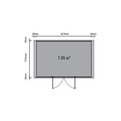 Abri De Jardin En Bois Composite 28mm Aspect Bois 8,09m² GORDON Skylight - Woodlife Garden -Jardin Extérieur abri de jardin en bois composite 28mm aspect bois 809m gordon skylight woodlife garden 3