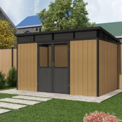 Abri De Jardin En Bois Composite 28mm Aspect Bois 8,09m² WINSTON Skylight - Woodlife Garden 9 Abri De Jardin En Bois Composite 28mm Aspect Bois 8,09m² WINSTON Skylight - Woodlife Garden -Jardin Extérieur abri de jardin en bois composite 28mm aspect bois 809m winston skylight woodlife garden 1