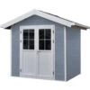 Abri De Jardin En Bois Composite 28mm Gris Clair 4,77m² PREMIUM - Woodlife Garden -Jardin Extérieur abri de jardin en bois composite 28mm gris clair 477m premium woodlife garden