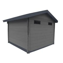 Abri De Jardin En Bois Composite 28mm Gris Foncé 14,44m² Double Porte Alu Et Double Vitrage - WoodLife Garden 11 Abri De Jardin En Bois Composite 28mm Gris Foncé 14,44m² Double Porte Alu Et Double Vitrage - WoodLife Garden -Jardin Extérieur abri de jardin en bois composite 28mm gris fonce 1444m double porte alu et double vitrage woodlife 3