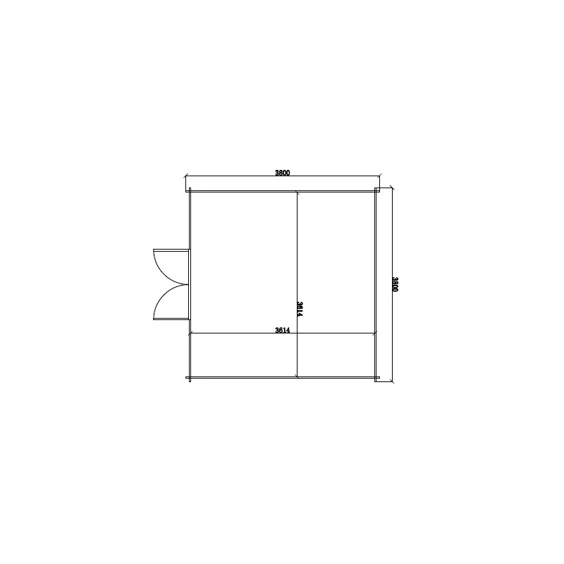 Abri De Jardin En Bois Composite 28mm Gris Foncé 14,44m² Double Porte Alu Et Double Vitrage - WoodLife Garden 7 Abri De Jardin En Bois Composite 28mm Gris Foncé 14,44m² Double Porte Alu Et Double Vitrage - WoodLife Garden – Image 5