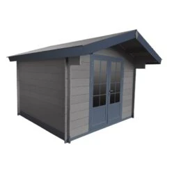 Abri De Jardin En Bois Composite 28mm Gris Foncé 9m² Double Porte Alu Et Double Vitrage - Woodlife Garden 10 Abri De Jardin En Bois Composite 28mm Gris Foncé 9m² Double Porte Alu Et Double Vitrage - Woodlife Garden -Jardin Extérieur abri de jardin en bois composite 28mm gris fonce 9m double porte alu et double vitrage woodlife 2