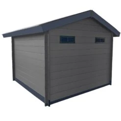 Abri De Jardin En Bois Composite 28mm Gris Foncé 9m² Double Porte Alu Et Double Vitrage - Woodlife Garden 11 Abri De Jardin En Bois Composite 28mm Gris Foncé 9m² Double Porte Alu Et Double Vitrage - Woodlife Garden -Jardin Extérieur abri de jardin en bois composite 28mm gris fonce 9m double porte alu et double vitrage woodlife 3