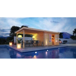 Abri De Jardin En Bois Massif 10,60m² Bastrup 7 Avec Appentis 400cm – Karibu -Jardin Extérieur abri de jardin en bois massif 1060m bastrup 7 avec appentis 400cm woodfeeling 2