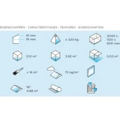 Abri De Jardin En Bois Massif 19mm Essen Porte Simple 3,92m² SOLID -Jardin Extérieur abri de jardin en bois massif 19mm essen porte simple 392m solid 4