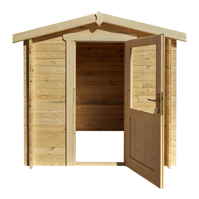 Abri De Jardin En Bois Massif 4m² PRIMO - Madriers 28mm Gardy Shelter 8 Abri De Jardin En Bois Massif 4m² PRIMO - Madriers 28mm Gardy Shelter – Image 6