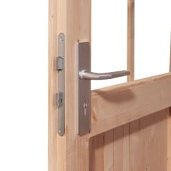 Abri De Jardin En Bois Massif 7,50m² Kastorf 6 Avec Appentis 320cm Et Paroi Arrière – Karibu -Jardin Extérieur abri de jardin en bois massif 750m kastorf 6 avec appentis 320cm et paroi arriere karibu 4