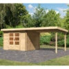 Abri De Jardin En Bois Massif 8,82m² Bastrup 5 Avec Appentis 300cm – Karibu 1 Abri De Jardin En Bois Massif 8,82m² Bastrup 5 Avec Appentis 300cm – Karibu -Jardin Extérieur abri de jardin en bois massif 882m bastrup 5 avec appentis 300cm woodfeeling