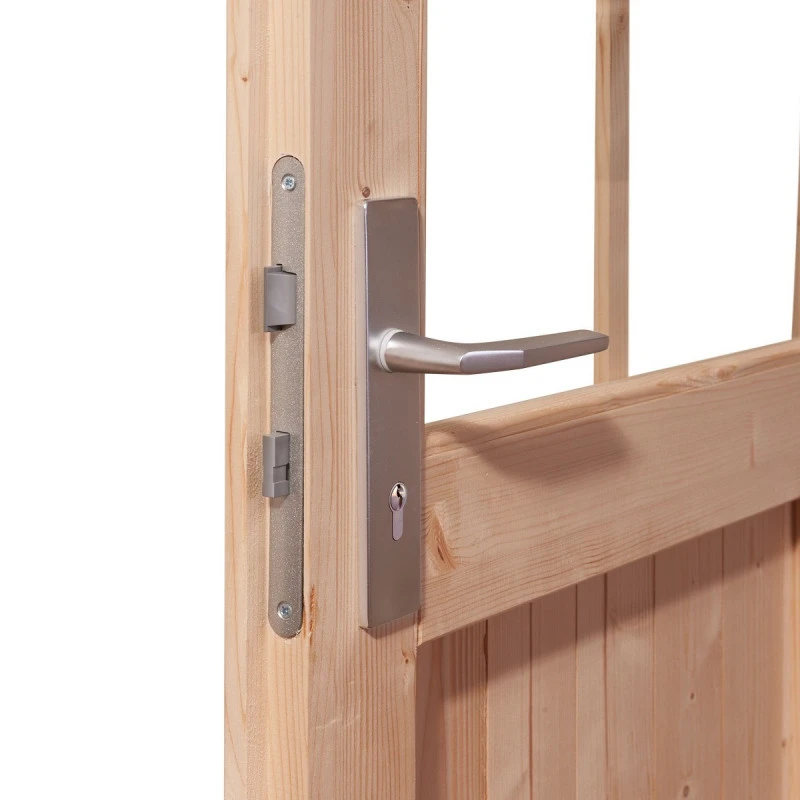 Abri De Jardin En Bois Massif 8,88m² Kastorf 7 Avec Appentis 320cm Et Paroi Arrière Et Latérale – Karibu 7 Abri De Jardin En Bois Massif 8,88m² Kastorf 7 Avec Appentis 320cm Et Paroi Arrière Et Latérale – Karibu – Image 5