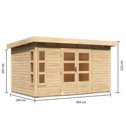 Abri De Jardin En Bois Massif 8,88m² Kastorf 7 – Karibu 11 Abri De Jardin En Bois Massif 8,88m² Kastorf 7 – Karibu -Jardin Extérieur abri de jardin en bois massif 888m kastorf 7 karibu 3