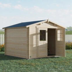 Abri De Jardin En Bois Massif 8,9m² VOLTA – Madriers 28mm – Forest Style -Jardin Extérieur abri de jardin en bois massif 89m volta madriers 28mm forest style 2