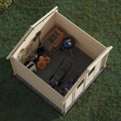 Abri De Jardin En Bois Massif 8,9m² VOLTA – Madriers 28mm – Forest Style -Jardin Extérieur abri de jardin en bois massif 89m volta madriers 28mm forest style 3