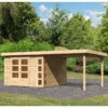 Abri De Jardin En Bois Massif 9,24m² Kerko 6 Avec Appentis 280cm – Karibu 2 Abri De Jardin En Bois Massif 9,24m² Kerko 6 Avec Appentis 280cm – Karibu -Jardin Extérieur abri de jardin en bois massif 924m kerko 6 avec appentis 280cm woodfeeling
