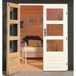 Abri De Jardin En Bois Massif Anthracite 5,62m² Bastrup 2 Avec Appentis 300cm – Karibu 12 Abri De Jardin En Bois Massif Anthracite 5,62m² Bastrup 2 Avec Appentis 300cm – Karibu -Jardin Extérieur abri de jardin en bois massif anthracite 562m bastrup 2 avec appentis 300cm woodfeeling 4