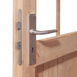 Abri De Jardin En Bois Massif Anthracite 8,82m² Bastrup 5 Avec Appentis 300cm Et Paroi Arrière – Karibu -Jardin Extérieur abri de jardin en bois massif anthracite 882m bastrup 5 avec appentis 300cm et paroi arriere woodfeeling 5